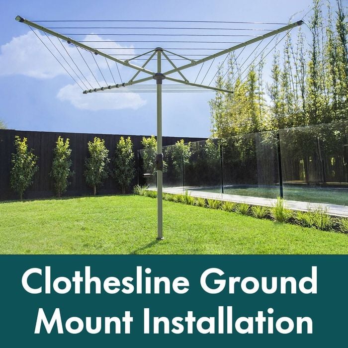 Clothesline Installation Ground Mount Install