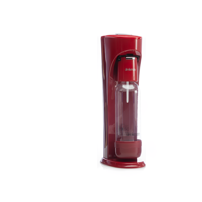 Drinkmate Sparkling Water and Soda Maker Red