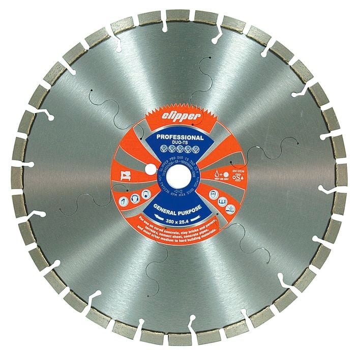 Blade Clipper Rep 350x25mm Seg