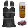 Floor Mats Boot Liner Set for MG HS 2018-2024  Cargo Kick Mats Back Seat Cover Car Trunk