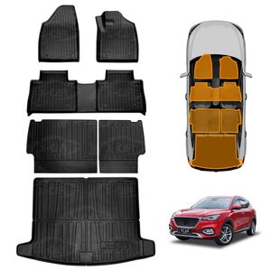 Floor Mats Boot Liner Set for MG HS 2018-2024  Cargo Kick Mats Back Seat Cover Car Trunk