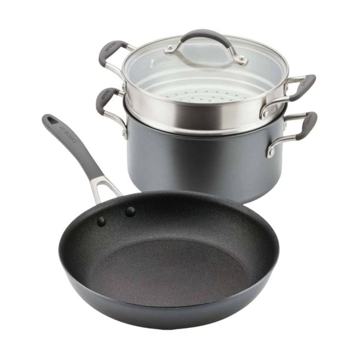 3pc Circulon Cookware ScratchDefense Nonstick Induction Set