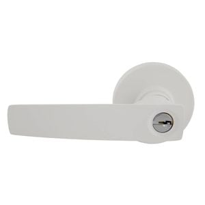 Neue Aurora Entrance Key-In-Lever Set In White White