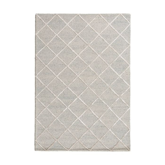 Colorscope shimmer diamonds contemporary indoor rug grey 250x350cm