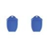 2PK Dexas 33cm Chop & Scoop Silicone Chopping Board Medium - Blue