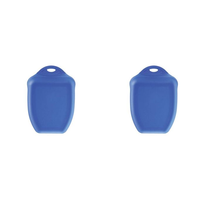 2PK Dexas 33cm Chop & Scoop Silicone Chopping Board Medium - Blue