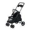 Alopet Pet Stroller for Small Medium Dogs & Cats Travel Foldable Lockable Wheels