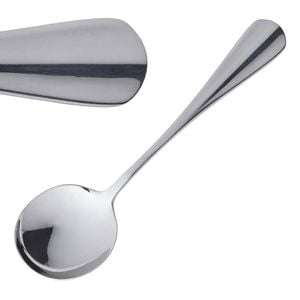 Olympia Soup Spoon Baguette 18/0 Stainless Steel 12 Pack 175mm