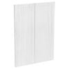 Kaboodle 900mm Provincial White Alpine Medium Pantry Door - 2 Pack