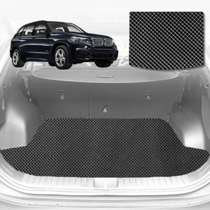 6D Diamond Car Boot Mat for BMW X5 (E70)2007-2013-Cargo Mat-Black-Outback GT