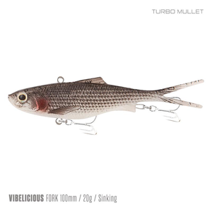 Samaki Vibelicious Fork Tail Soft Vibe 100mm 20g Fishing Lure Mullet