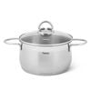 Stockpot With Glass Lid Stainless Steel 6.1 Ltr - Monica Series
