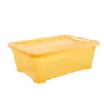 All Set 10L Orange Translucent Modular Storage Container
