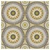 Large Ellipse - Coffee & Olive Ohpopsi Wallpaper 10m by 50cm