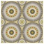Large Ellipse - Coffee & Olive Ohpopsi Wallpaper 10m by 50cm