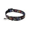 Flamingo Ziggi 20-35cm Mouse Motif Black Cat Collar