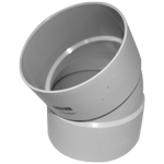 Holman 50mm 45° Female And Female PVC DWV Plain Bend