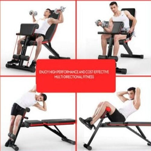 Adjustable Weight Abdominal Bench Sit Up Back Support Fitness Flat Gym Exercise Bunnings Australia