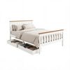 Artiss Wooden Bed Frame Double Size Wood Beds Base with 2 Drawers PONY