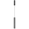 Telbix Verano Industrial Pendant Hanging Lamp Light Aluminium Gun Metal Satin