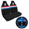 Western Bulldogs Official Afl Seat Cover And Steering Wheel Cover Combo