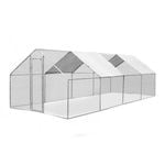 Large Walk-in Pet Chicken Run Coop Cage Rabbit Hutch Ferret House Guinea Pig Enclosure 300 x 800 x 195cm
