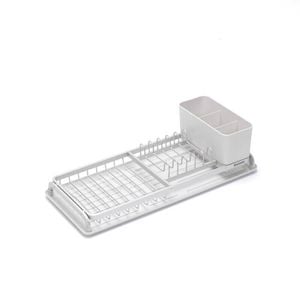 Brabantia Compact Dish Drying Rack - Light Grey