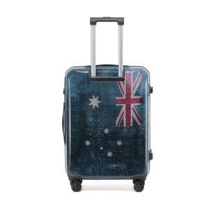 Tosca Australiana Suitcase Hard Shell Travel Luggage Australian Flag Medium 66cm