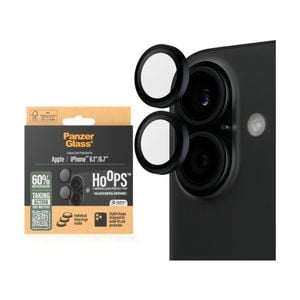 Panzer PanzerGlass Hoops Lens Protector for iPhone 16/Plus - Black