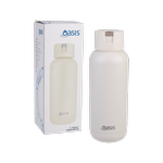 Oasis Moda Ceramic Lined Stainless Steel Drink Bottle 1L - Alabaster