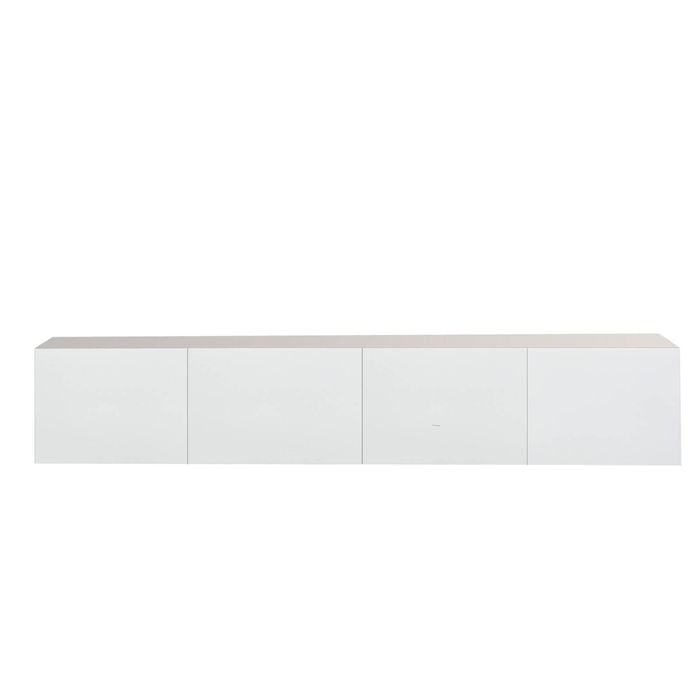 2.4m Majeston White Floating TV Cabinet