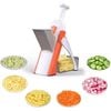 Catzon 5-in-1 Mandoline Slicer Adjustable Thickness 0.1-8mm-Orange