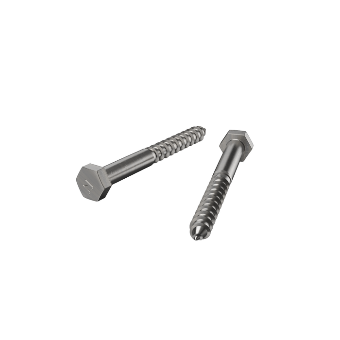 ZENITH M10 x 100mm Stainless Steel 304 Grade Hex Head Coach Screws
