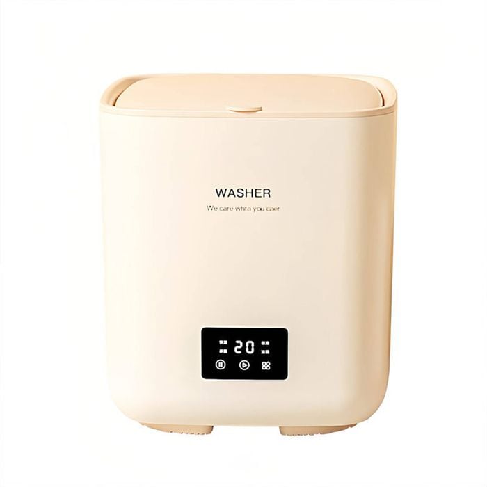 Catzon Portable Washing Machine 7L Automatic Compact Laundry Dryer-White