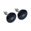 Cal Custom Quick Release Push Button Fastener, Billet Aluminium, 2.44" Head, Black