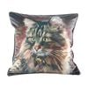 MM Linen Pawtrait Velvet Cat & Mouse Home Decor Cushion 50x50cm