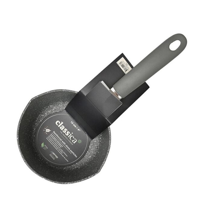 Classica Mini Milk Pot Round Non-Stick Sauce Pan 12 cm Grey