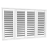 EasyAS 1810 x 1200mm White Adjustable Plantation Shutter
