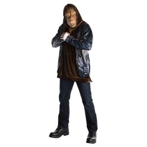 Killer Croc Deluxe Halloween Costume with Mask and Jacket for Adult, Standard