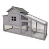 Flyline A-frame Chicken Coop Hutch With Run Chicken Coop