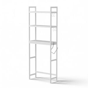 Artiss Over Toilet Bathroom Storage Rack Space Saving 3 Tier Organiser White