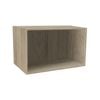 Kaboodle 900-1000mm Maplenut Customisable Open Slimline Shelf