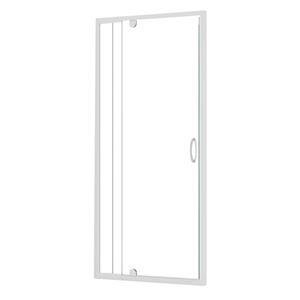Stein 900 x 1830mm White Windsor Square Shower - Door Only