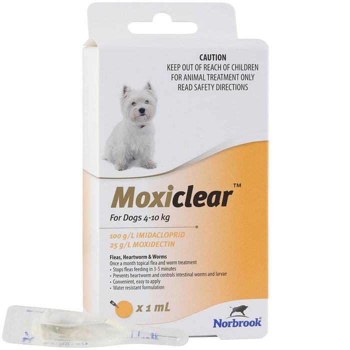 Moxiclear For Dogs 4-10kg 3 Pack