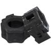 METEOR 50mm Black ABS Plastic Olympic Barbell Collars Clamps