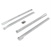 Hafele 400mm White Drawer Roller Runner - Pair