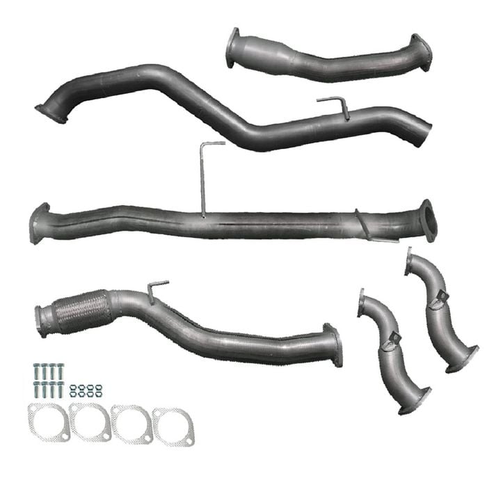 Ignite Exhausts Turbo Back For Isuzu Rc D-max 3l 3" Cat & Pipe Raw Aluminised Steel