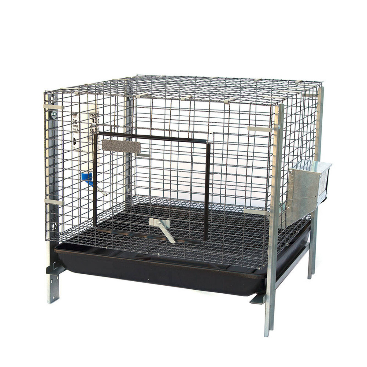 Stackable Rabbit Cage with Feeder Water Bottle Rabbit, Guinea Pig ...