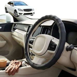 Australian Goose Steering Wheel Cover for Mercedes-Benz C-class 2007 - 2014 (Coupe W204) Circle Black