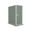 Absco Sheds 0.78 x 1.52 x 1.80m Pale Eucalypt Basic Single Door Garden Shed
